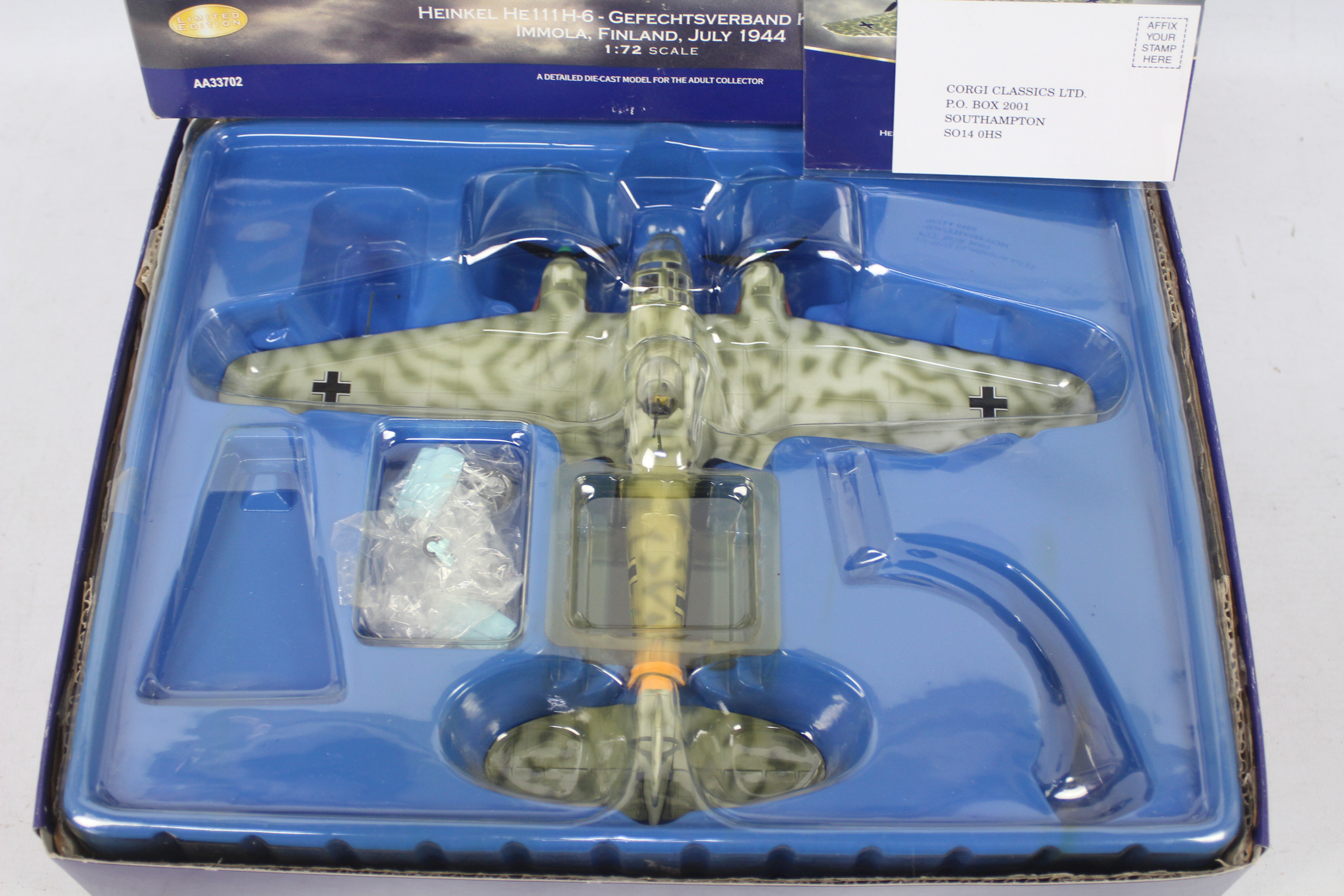 Corgi Aviation Archive - A boxed diecast 1:72 scale Limited Edition Corgi Aviation Archive AA33702 - Image 2 of 2