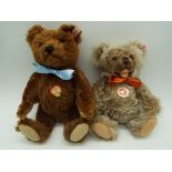 Steiff - two Bears comprising Zotty with orange bow, blonde bear issued in a limited edition,