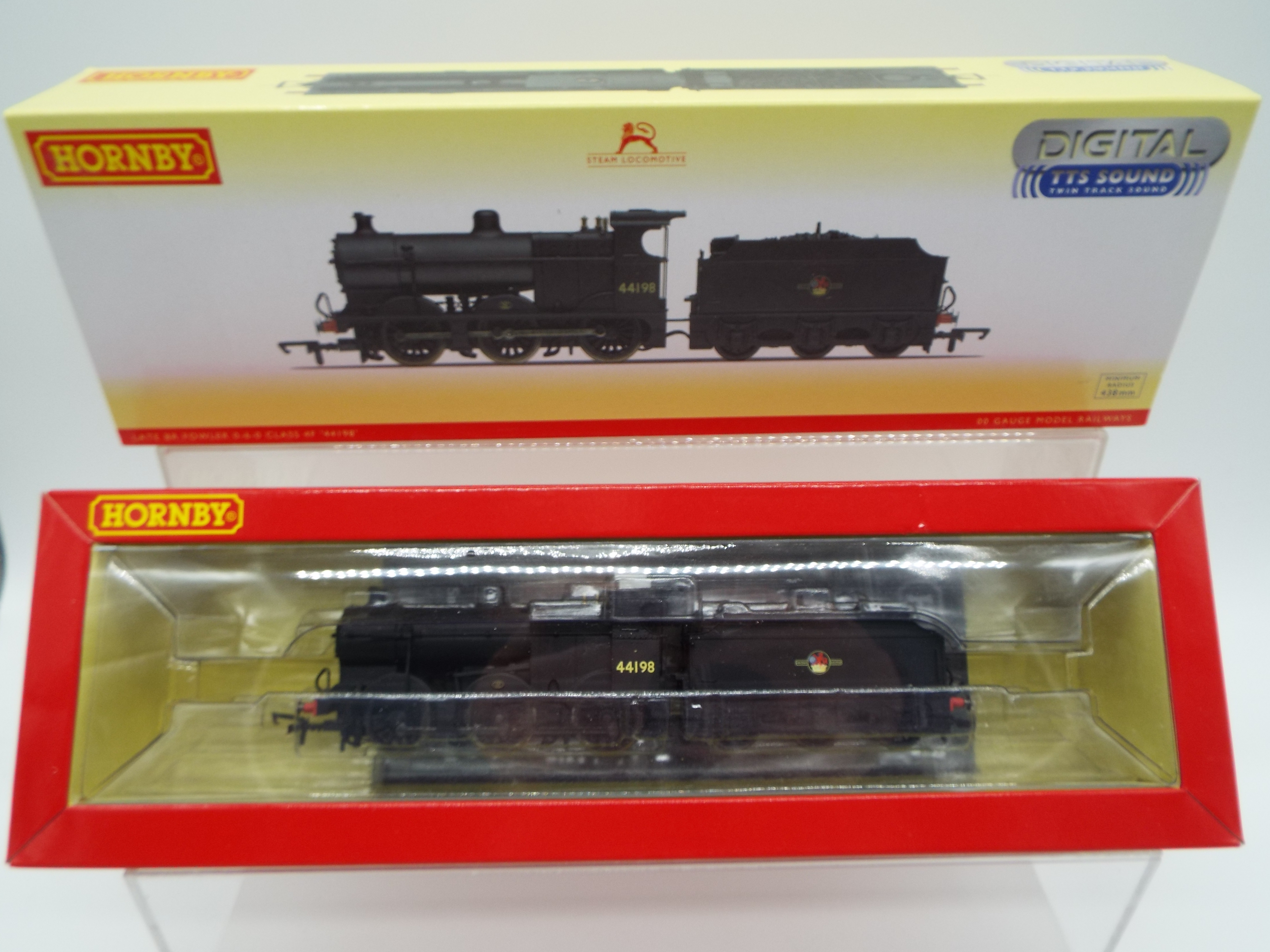 Hornby - an OO gauge model DCC fitted 0-6-0 locomotive and tender running no 44198 with digital TTS