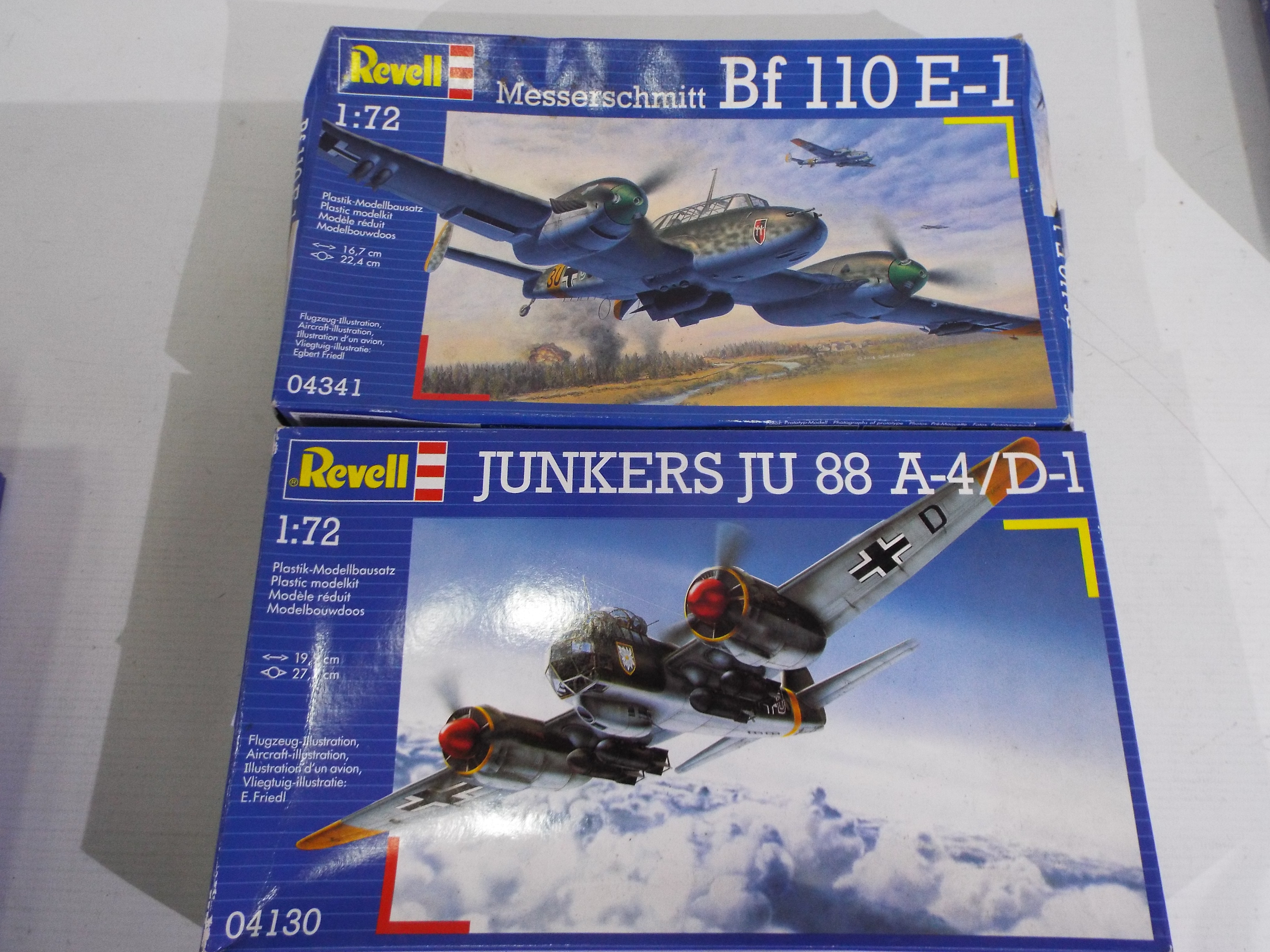 Revell - Six boxed Revell 1:72 scale German WW2 plastic military aircraft model kits. - Image 4 of 5