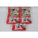 Airfix - Seven boxed Airfix WW1 plastic model aircraft kits in 1:72 scale.