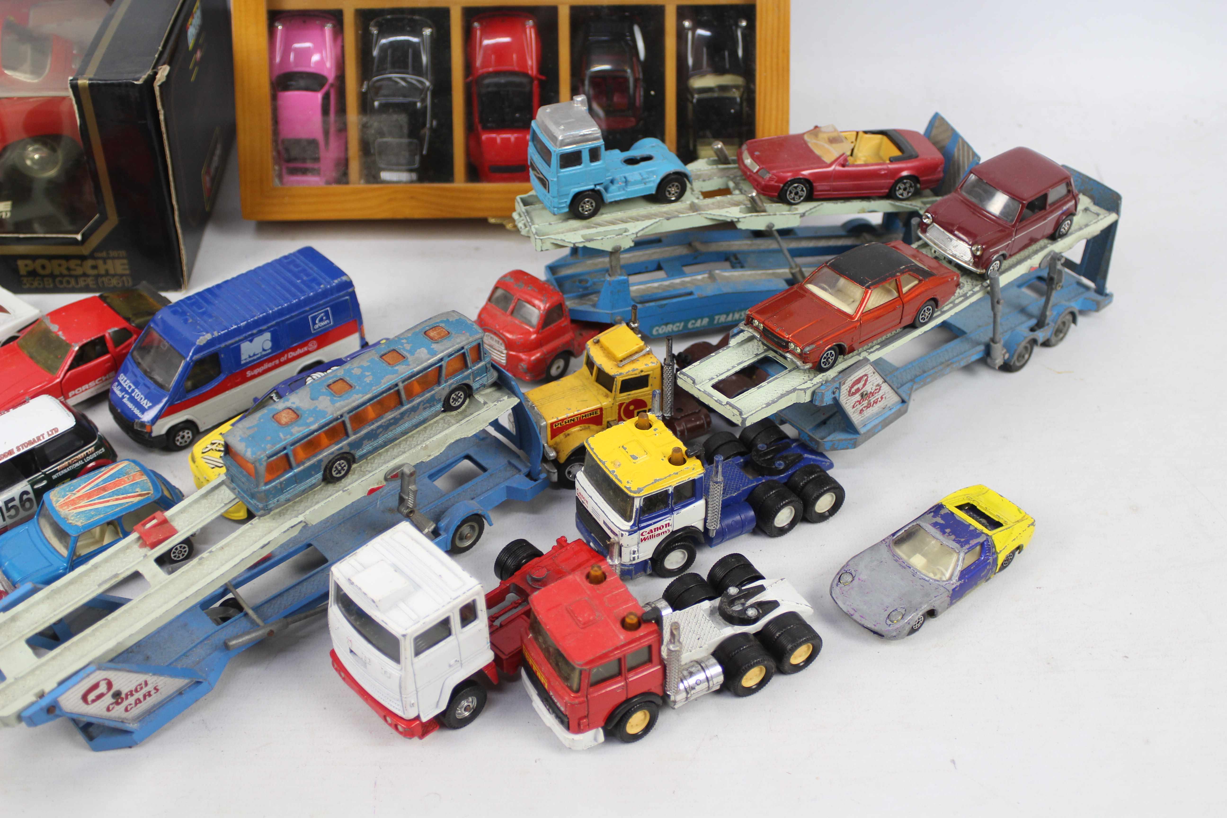 Corgi - Dinky - Bburago - A collection of 35 x vehicles including Bedford Car Transporter # 1101, - Image 4 of 5