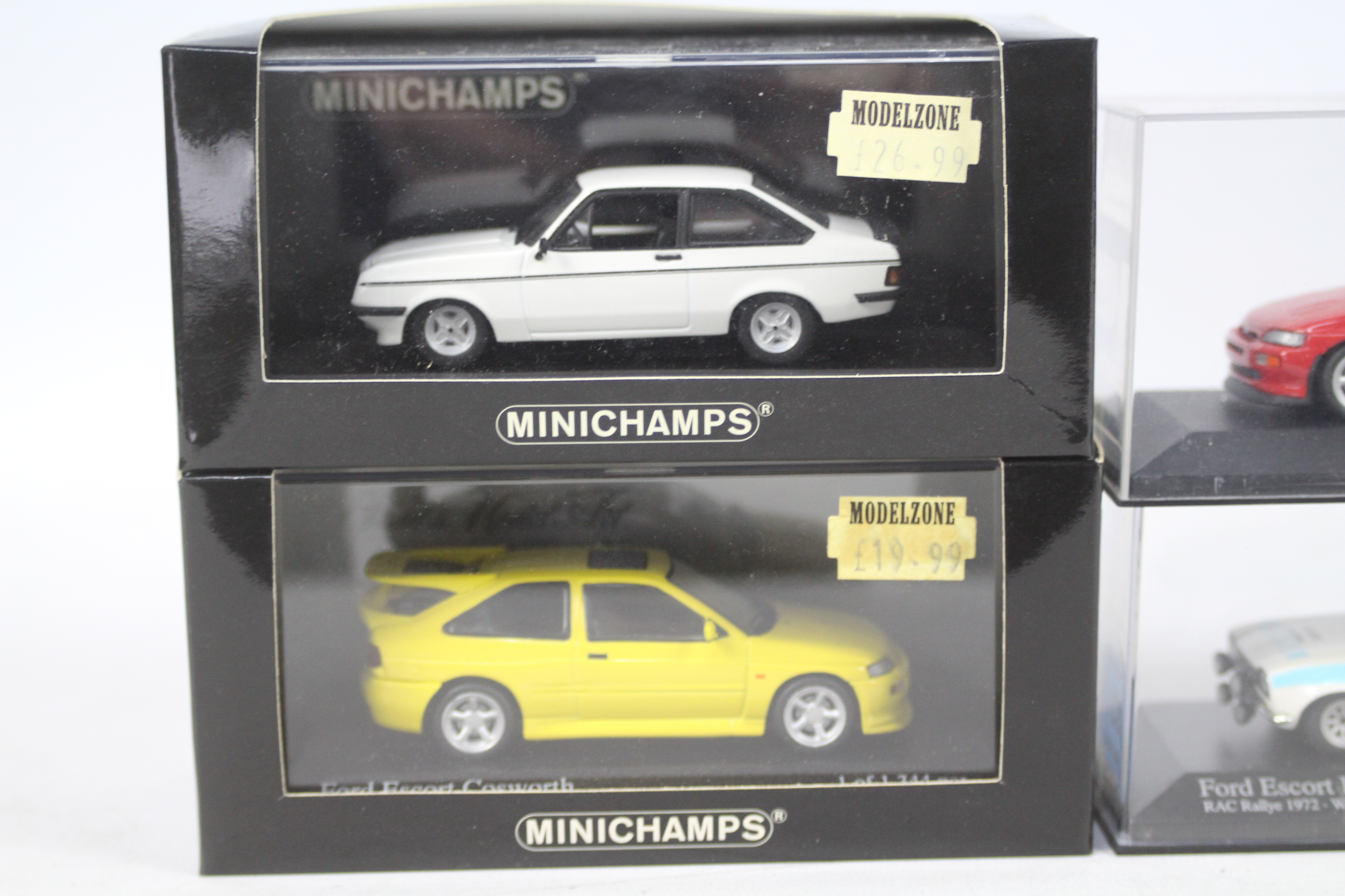 Minichamps - 4 x boxed 1:43 scale Ford Escort models, - Image 2 of 3