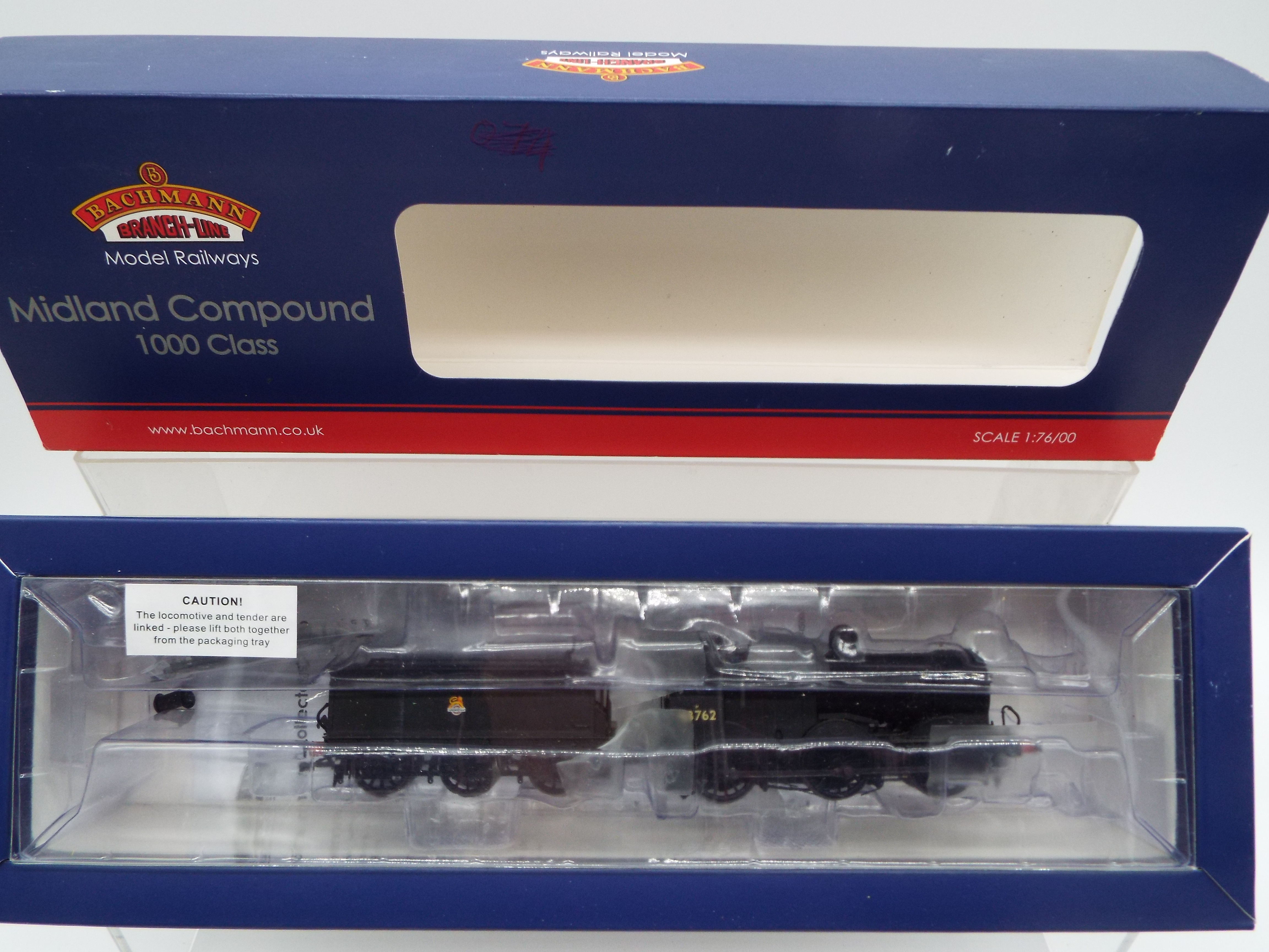 Bachmann - an OO gauge model DCC on board 0-6-0 Midland Compound 1000 class locomotive and tender