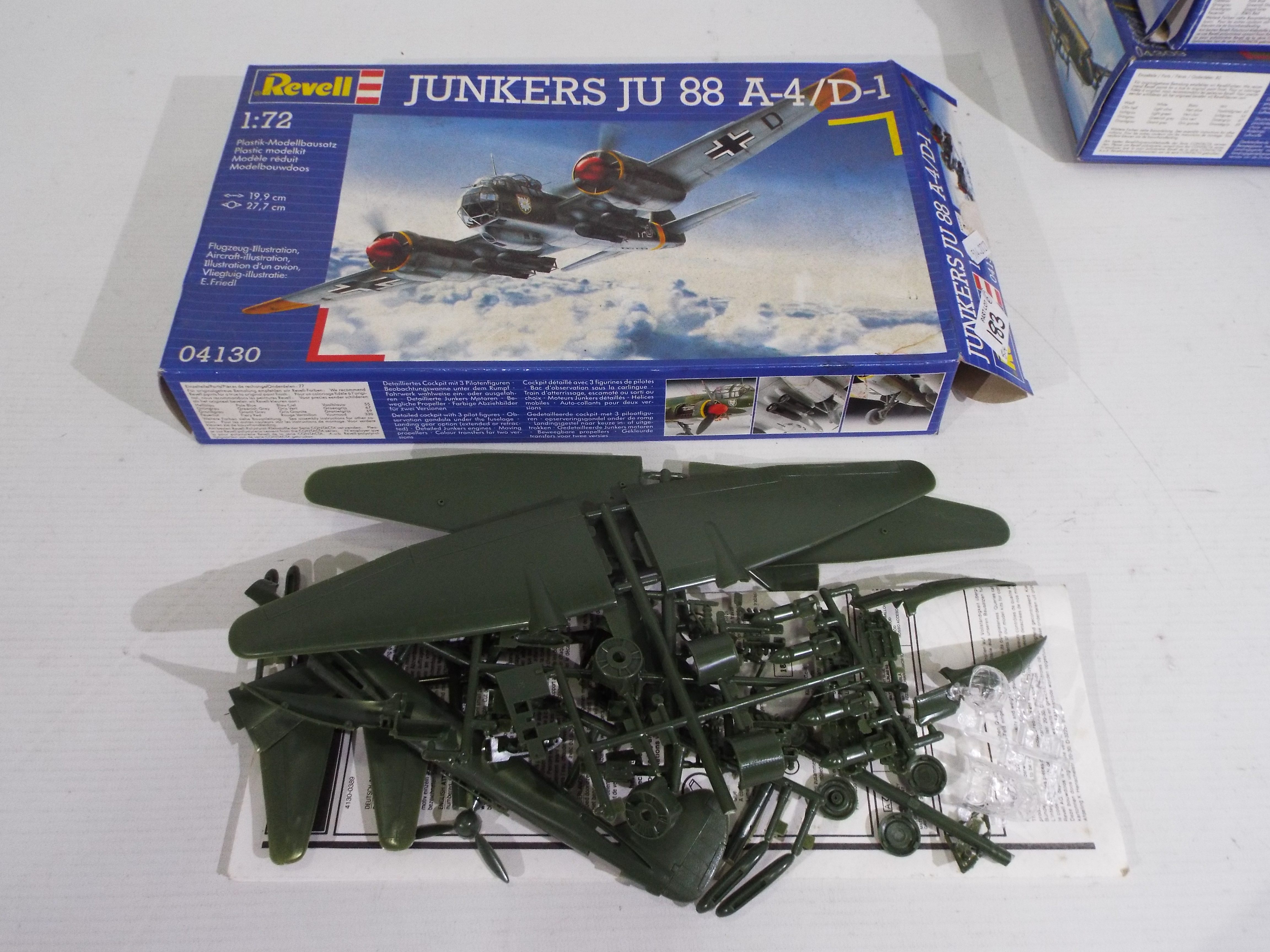 Revell - Six boxed Revell 1:72 scale German WW2 plastic military aircraft model kits. - Image 2 of 5