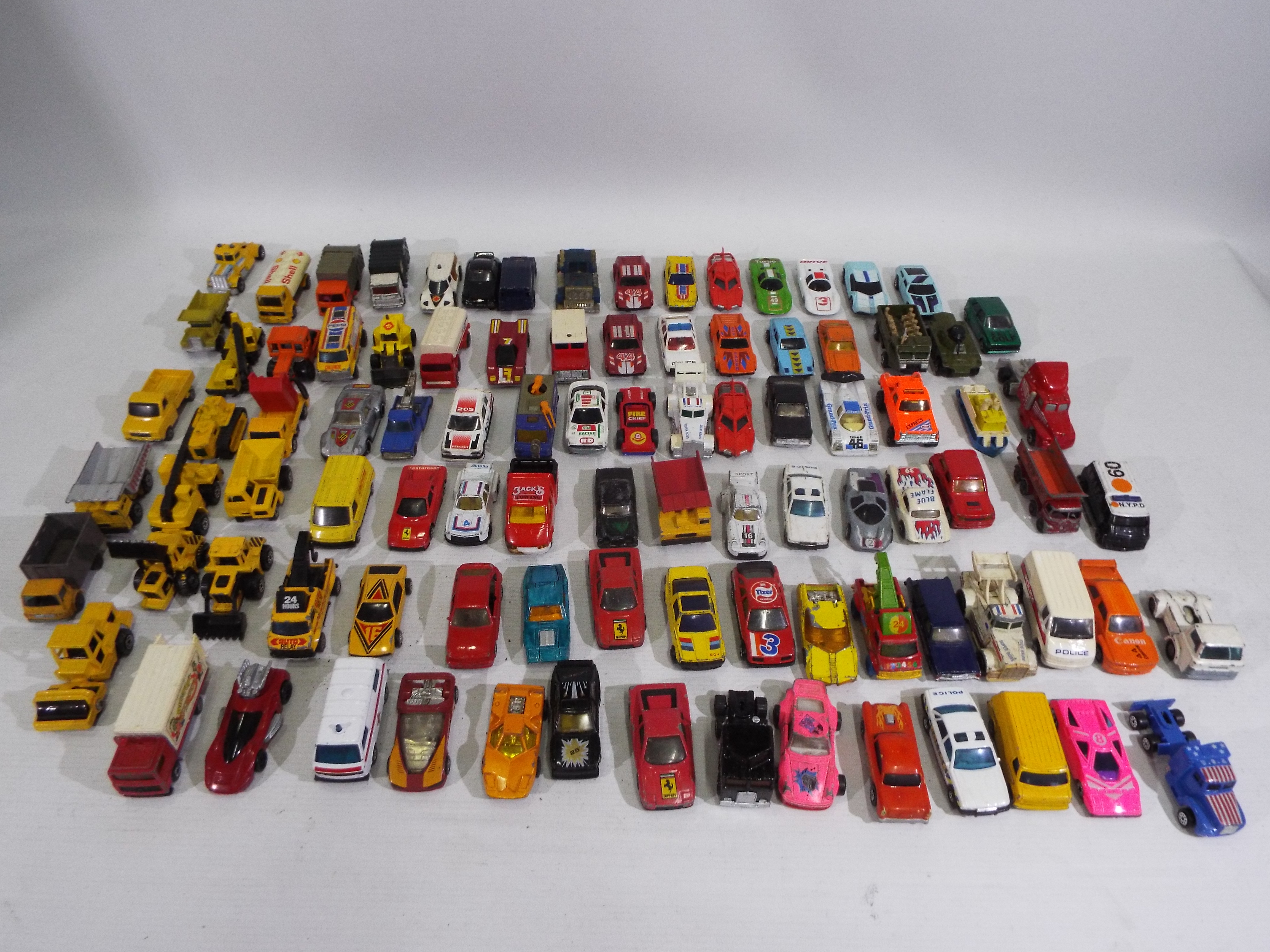 Corgi - Matchbox - Majorette - A collection of 80 plus vehicles including Ford Mustang Cobra,