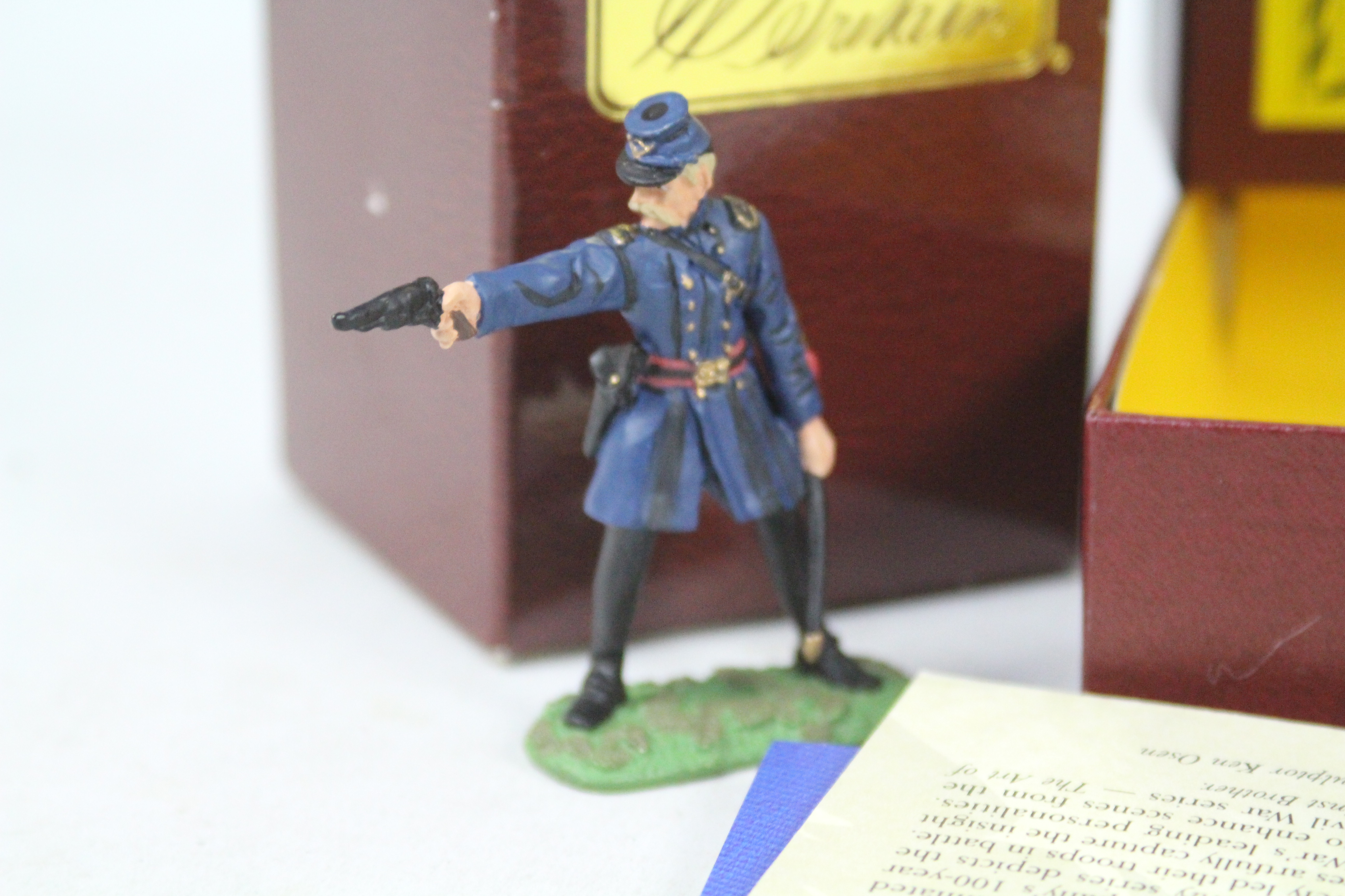 Britains - American Civil War - 5 x boxed figures including General Lee # 8877, - Image 3 of 6