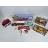 Corgi & Dinky - 4 boxed vehicles to include: 1 x Chipperfields Circus Scammel Highway man trailer