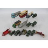 Dinky - Budgie - Matchbox - A group of vehicles including ERF lorry with milk churn load # GS21,