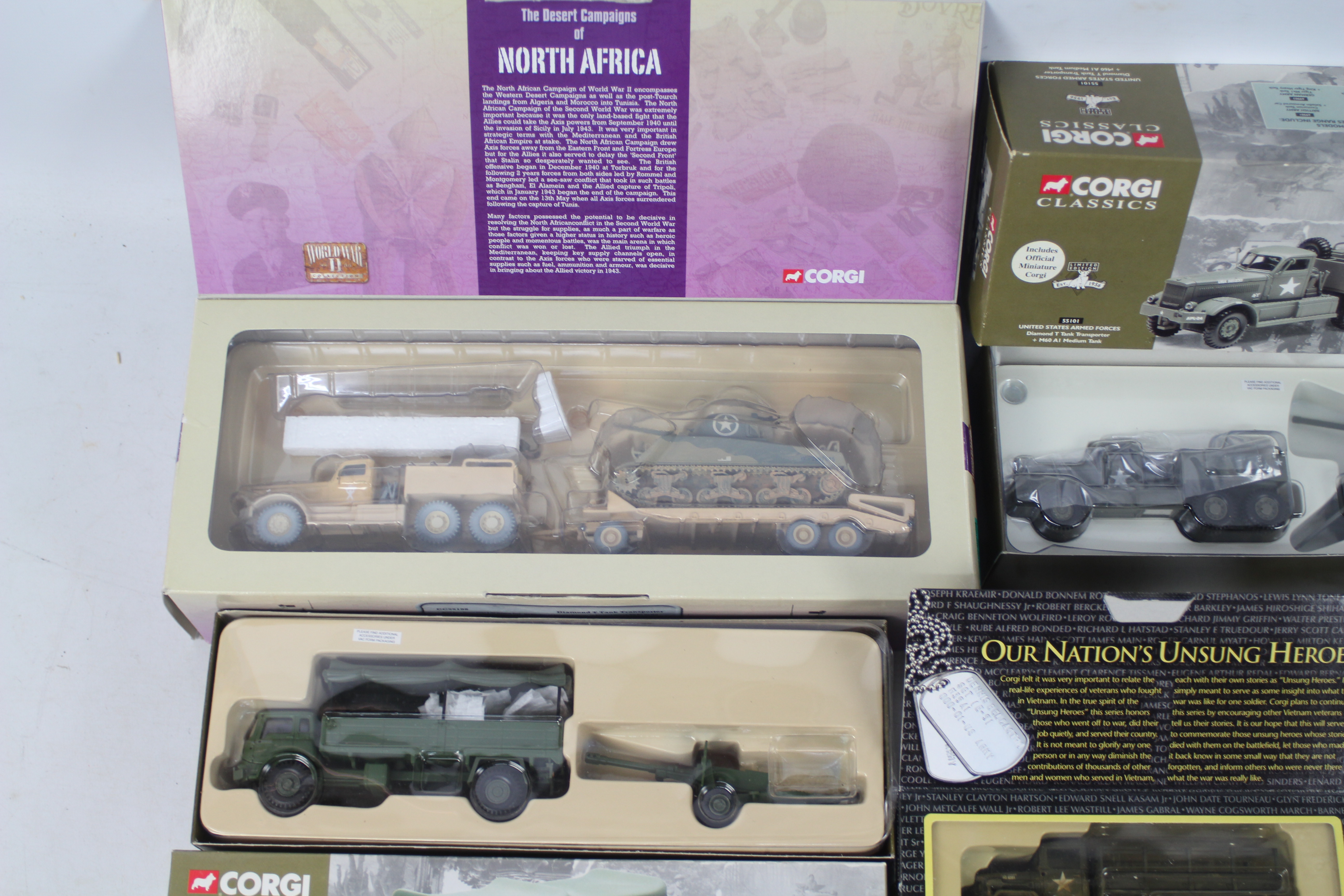 Corgi - A brigade of six boxed Limited Edition diecast military vehicles from various Corgi series. - Image 2 of 3