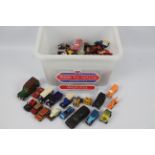Dinky - Matchbox - Majorette - Corgi - A collection of 50 plus unboxed vehicles including Dinky