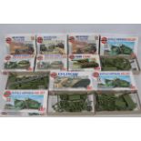 Airfix - 10 x boxed Military model kits in 1:72 scale including Tiger Tank, AEC Matador,