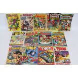 Marvel - A crowd of 13 silver / bronze age comics.