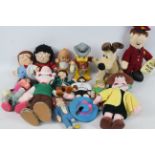 Disney - Aardman - Anne Wilkinson - 11 x soft toys and 2 x Disney figures, includes Wallace,