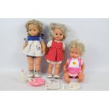 Palitoy - Mattel - 3 x large vintage dolls, a 1960s Mattel Valerie,