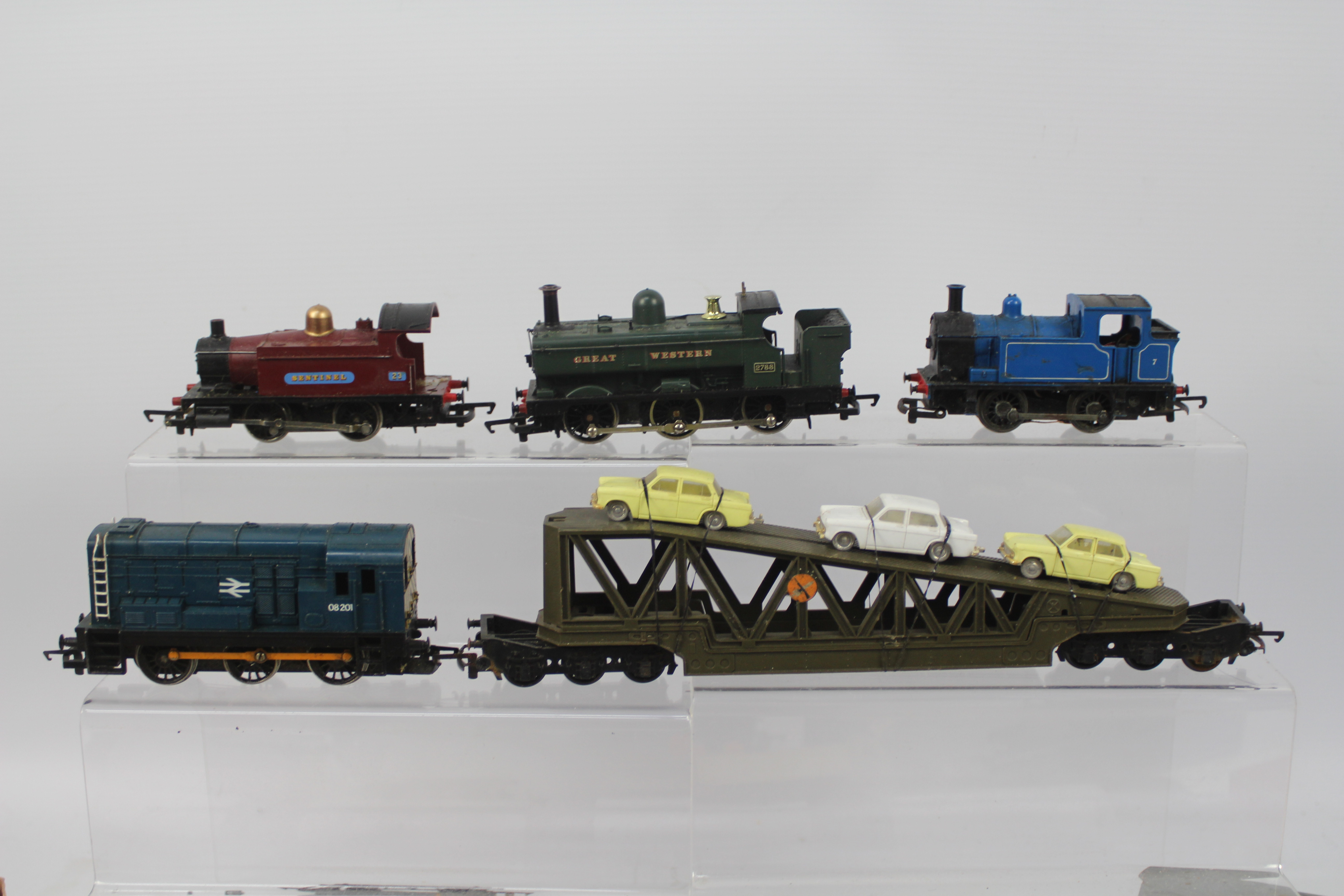 Hornby - Lima - Wrenn - A collection of 4 x OO gauge locomotives and 20 x plus wagons and parts - Image 3 of 3