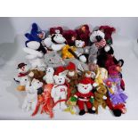 Ty Beanies - 2 x Ty Collectible soft toy, 3 x Ty Pillows Pal collection soft toy,