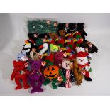 Ty Beanies - 40 x Beanie Babies - Lot includes 'The End' bears,