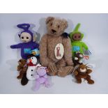 Somewhere in Time, Teletubbies, Ty Beanies - A mohair bear, 2 x Teletubbies with tags,