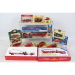 Corgi - Matchbox - Lledo - Solido - A collection of 13 x boxed Fire Engine models including limited