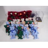 Ty Beanies - 25 x Beanie Babies and 5 x Beanie Buddies - Lot includes 'Teddy' Beanie Buddy bears,