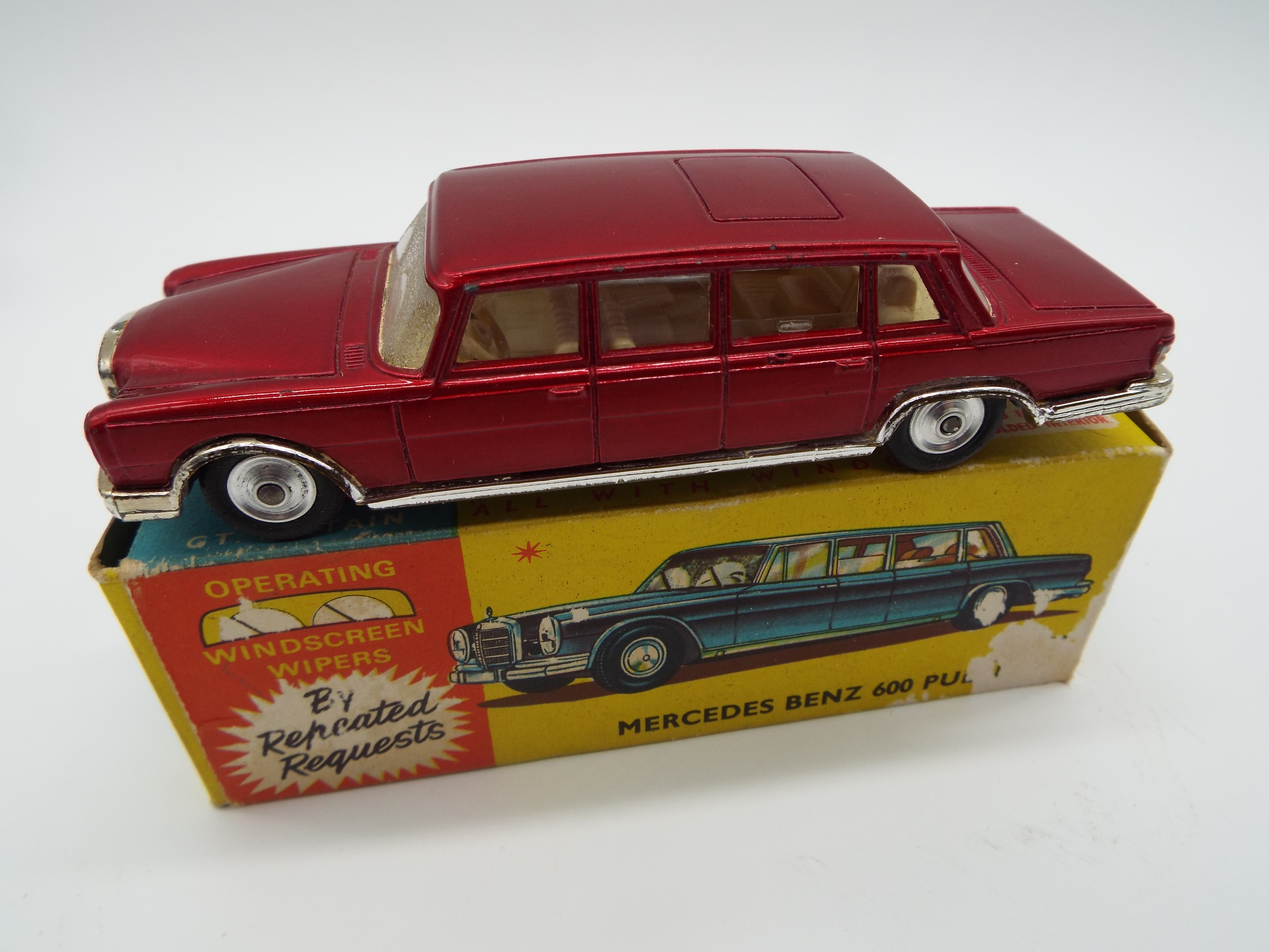 Corgi - a diecast model Mercedes Benz 600 Pullman with operating windscreen wipers,