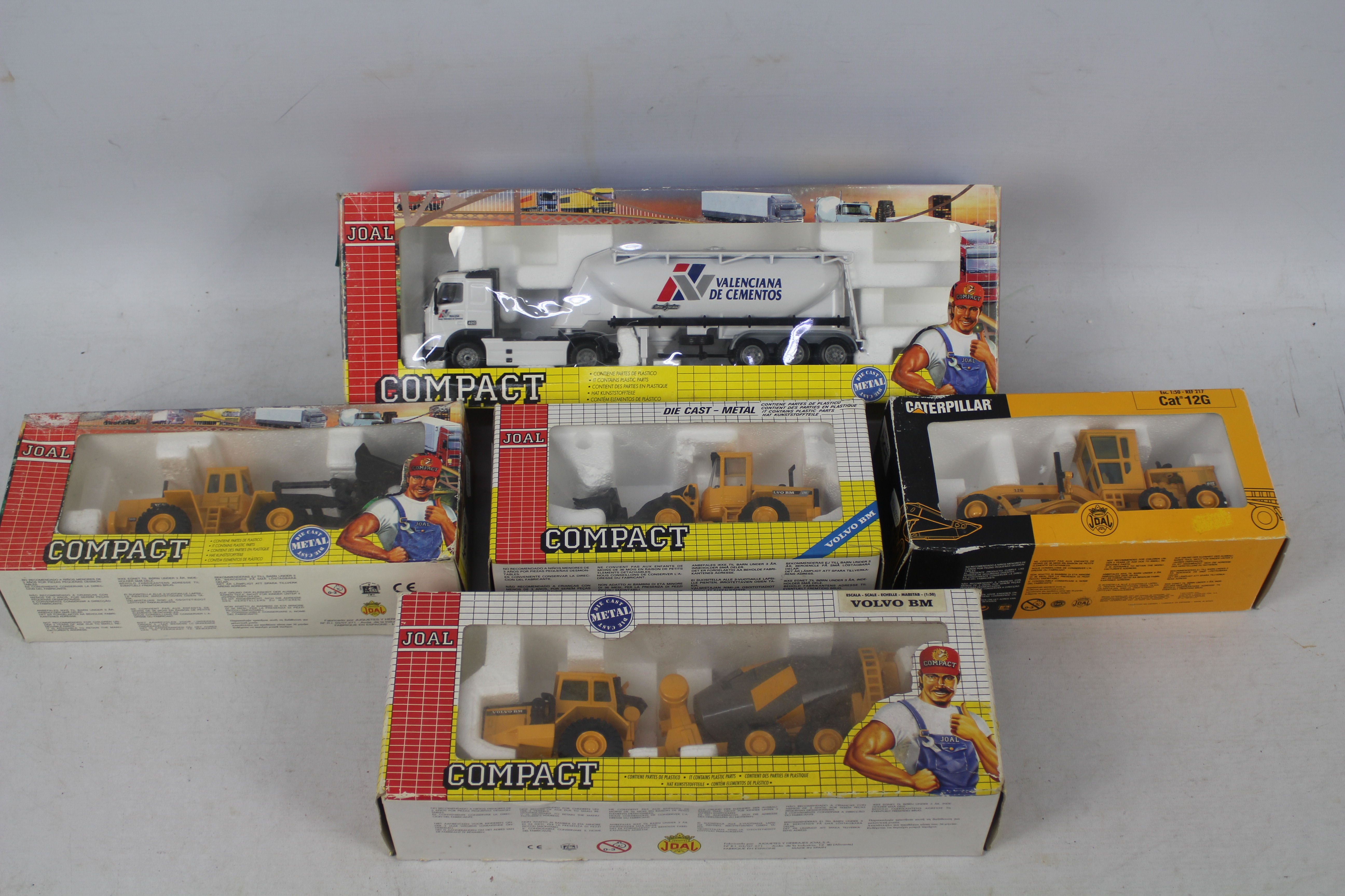 Joal - Five boxed diecast mainly construction vehicles in 1:50 scale from Joal. - Image 2 of 2