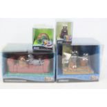 Creature Comforts - Aardman - 4 x boxed figures / dioramas from the Creature Comforts animation