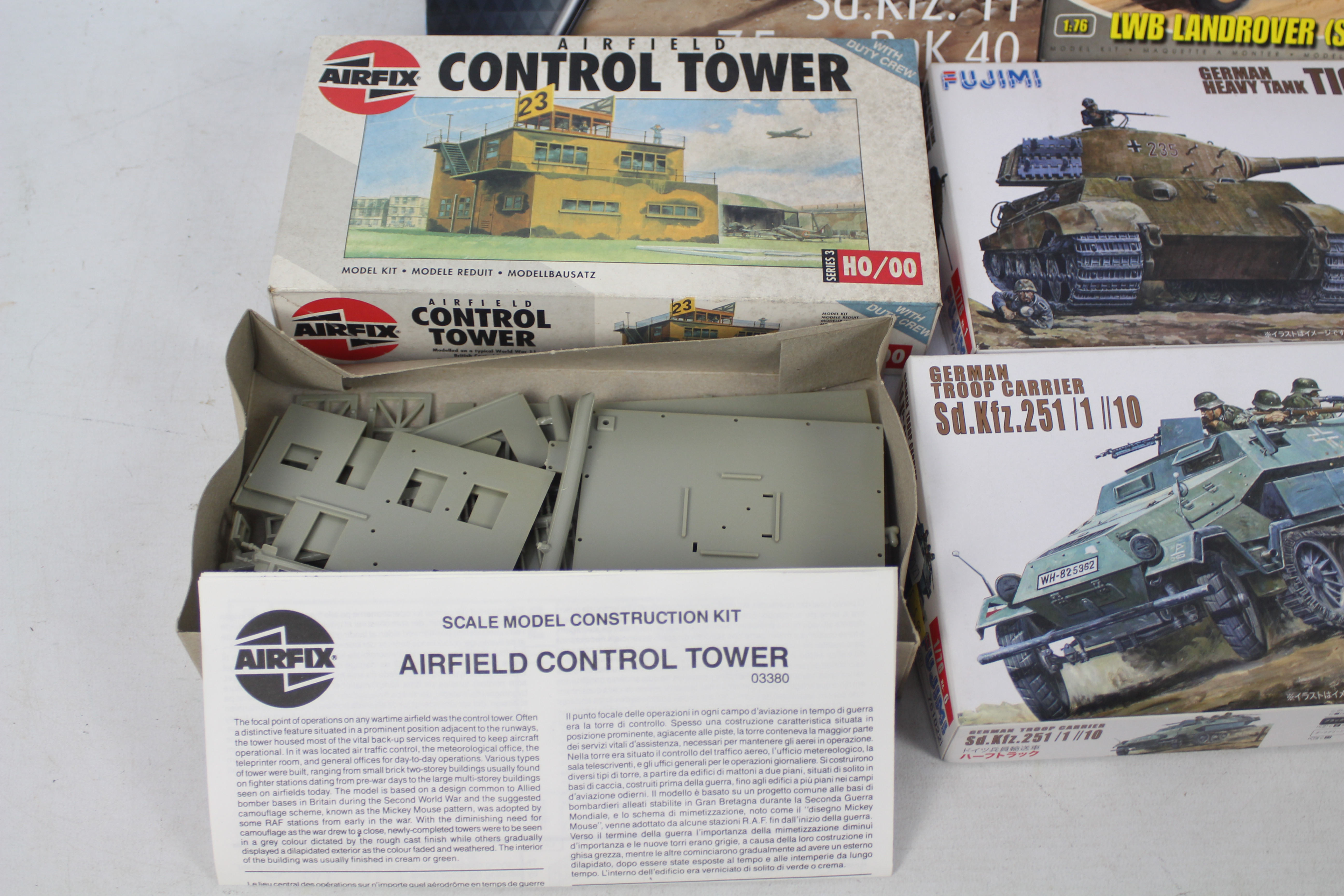 Fujimi - Revell - Airfix - Six boxed 1:76 scale plastic military model kits. - Image 2 of 3