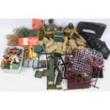 Action Man - Palitoy - A quantity of vintage Action Man accessories including Gas masks, bags,