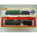 Hornby - an OO gauge model 4-6-2 locomotive and tender, DCC fitted, West Country class,