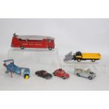 Spot-On - Dinky Toys - A small group of six collectable unboxed vintage diecast models.