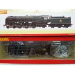 Hornby - an OO gauge model 4-6-2 locomotive and tender, label on box indicates DCC fitted,