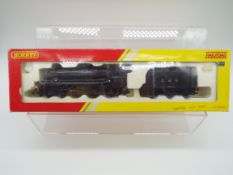 Hornby - an OO gauge model 4-6-0 locomotive and tender, label on box indicates DCC fitted,