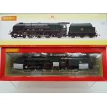 Hornby - an OO gauge model 4-6-2 locomotive and tender, label on box indicates DCC fitted,