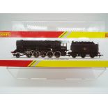 Hornby - an OO gauge model 2-10-0 locomotive and tender, label on box indicates DCC fitted,