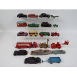 Dinky Toys - Lone Star - Budgie - Corgi - An unboxed group of vintage die-cast model vehicles.