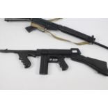 Airfix - 2 x vintage Airfix Tommy Gun and FN Rifle.