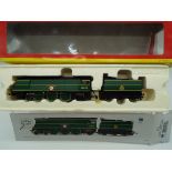 Hornby Super Detail - an OO gauge model 4-6-2 locomotive and tender,