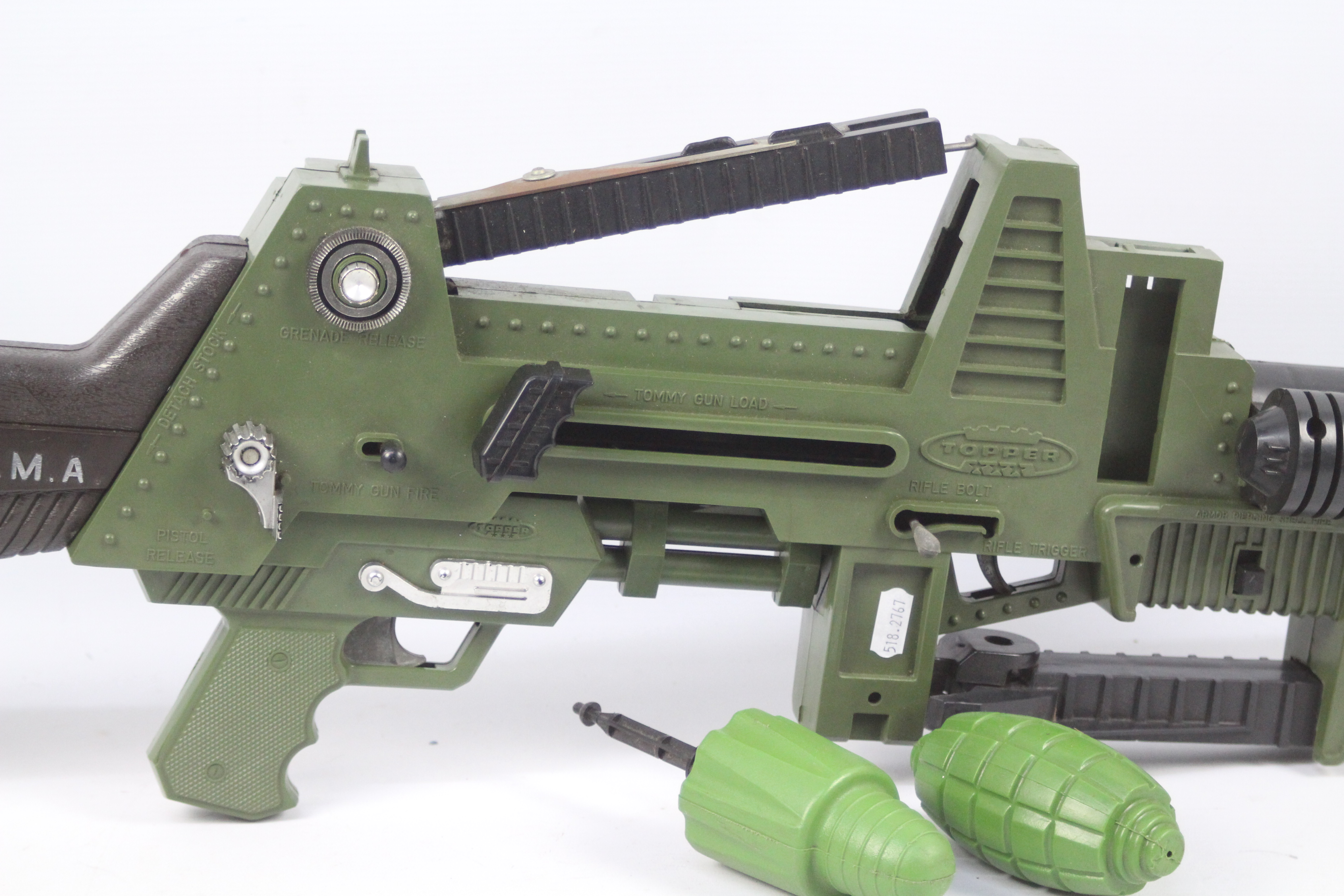 Triang - Topper Toys UK - An unboxed "Johnny Seven One Man Army" plastic 'Seven Guns in One' toy - Image 3 of 5