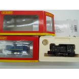 Hornby - two OO gauge model diesel shunters (locomotives) comprising 0-4-0 Sentinel 'Crossley &