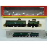 Hornby Super Detail - an OO gauge model 4-6-2 locomotive and tender,