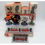 Wilesco - six models comprising a Concrete Mixer # M63, a Tilting Punch Press # M59,