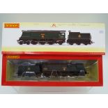 Hornby - an OO gauge model 4-6-2 locomotive and tender, label on box indicates DCC fitted,