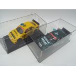 Scalextric - two 1:32 scale model slot Sports Racing Cars,