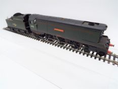 Hornby - an OO gauge model 4-6-2 locomotive and tender, label on box indicates DCC fitted,