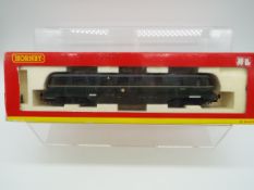 Hornby - an OO gauge model diesel railcar (locomotive), label on box indicates DCC fitted,