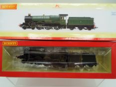 Hornby - an OO gauge model 4-6-0 locomotive and tender, label on box indicates DCC fitted,