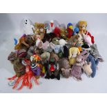 Ty Beanie - 45 x Beanie Baby bears and soft toys - Lot includes a 'Cheezer' mouse, a 'Grace' rabbit,