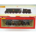 Hornby - an OO gauge model 4-6-2 locomotive and tender label on box indicates DCC fitted,